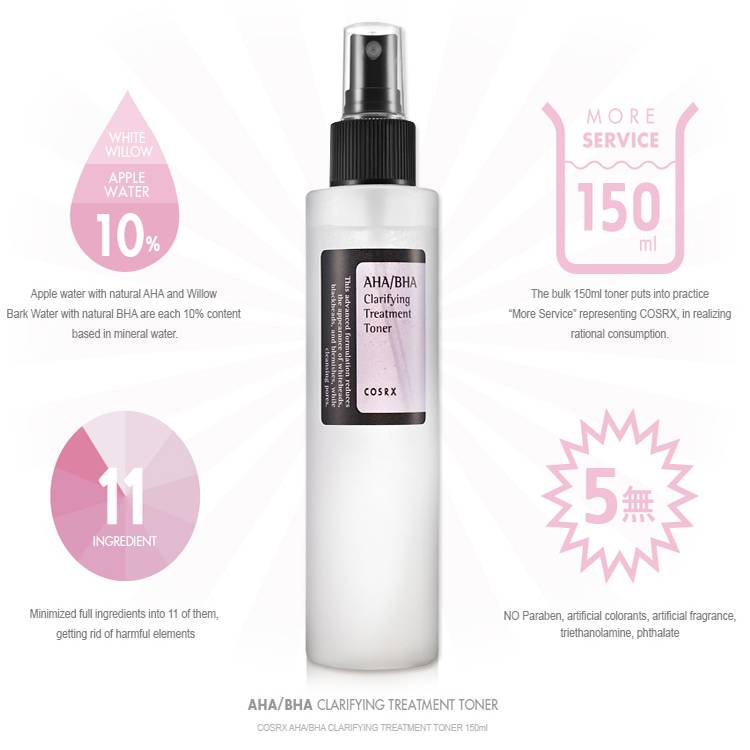 [COSRX] AHA / BHA Clarifying Treatment Toner 150ml